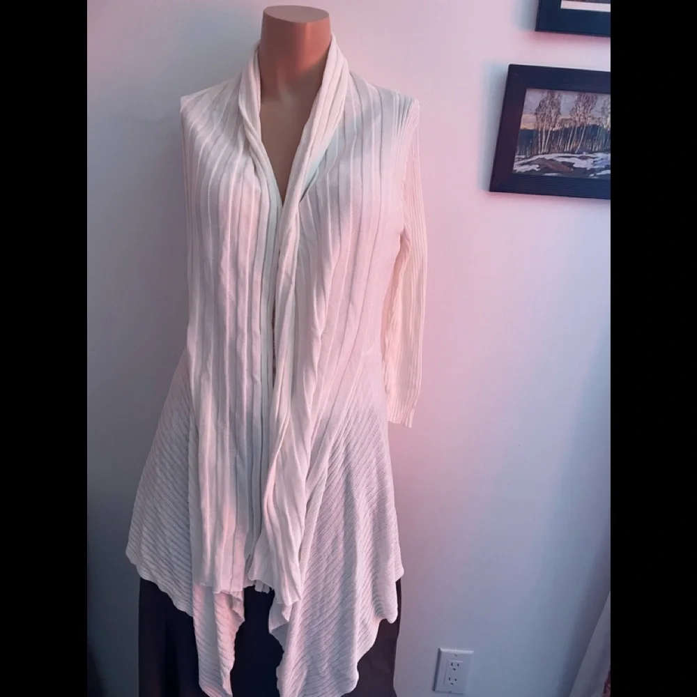 🌷 spring summer 🌺 White flowy summer cardi open cardigan dus… - Picture 3 of 11